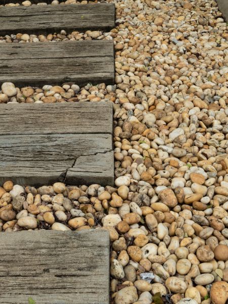 Pea Rock Installation in Lehigh Acres